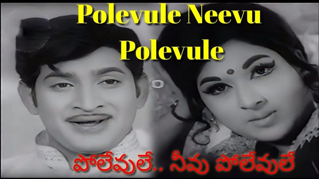 పోలేవులే.. నీవు పోలేవులే